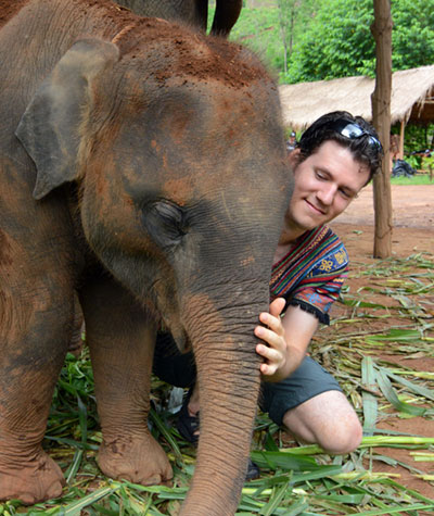 David Carillet, elephant selfie enthusiast and creator of Roads and Ridges.