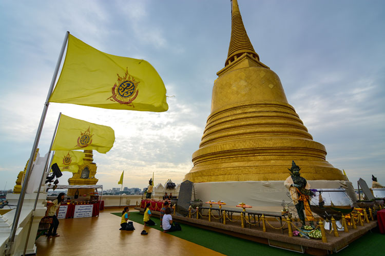 Golden Mount Temple at Wat Saket in Bangkok.