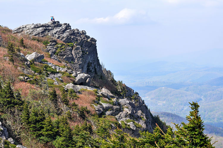 Linville Peak at Grandfather Mountain State Park.